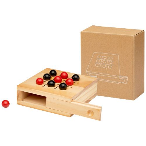Juego 3 en raya de madera 