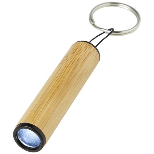 Llavero de bambú con luz 