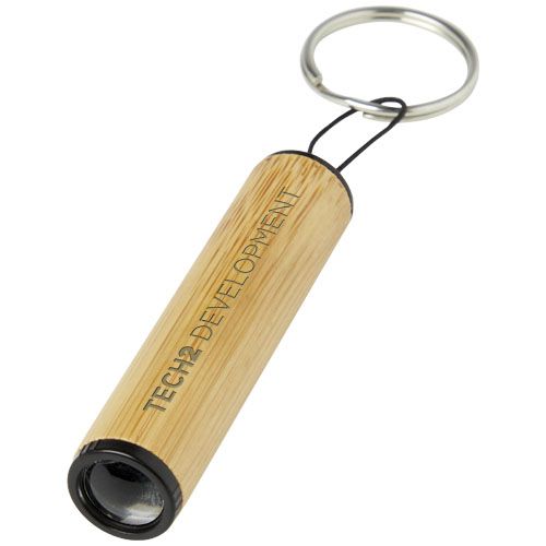 Porte-clés Cane en bambou avec lumière - 2