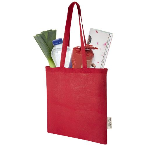 Bolsa Tote de algodón reciclado GRS de 140 g/m2 de 7 L 