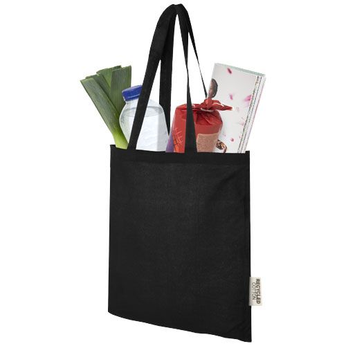 Bolsa Tote de algodón reciclado GRS de 140 g/m2 de 7 L 