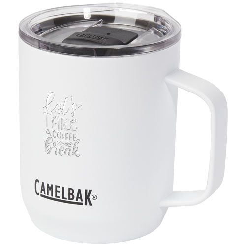 white Taza de campamento con aislamiento de 350 ml