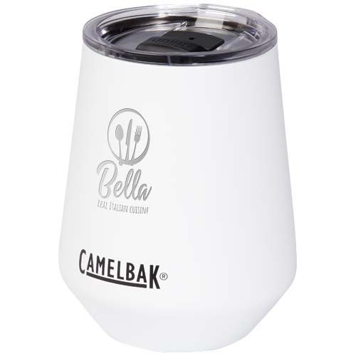 white Vaso de vino con aislamiento de 350 ml
