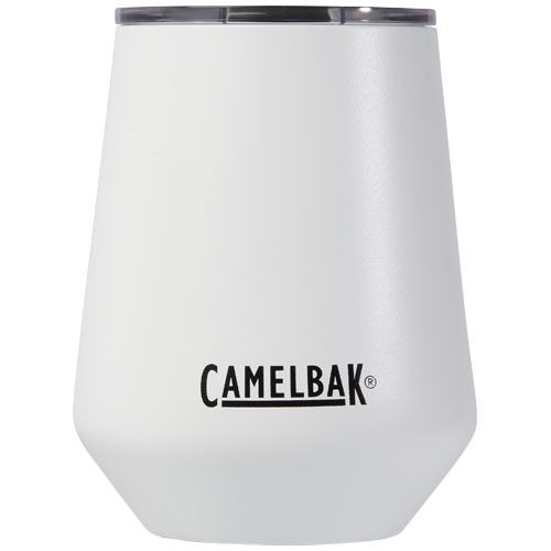 white Vaso de vino con aislamiento de 350 ml
