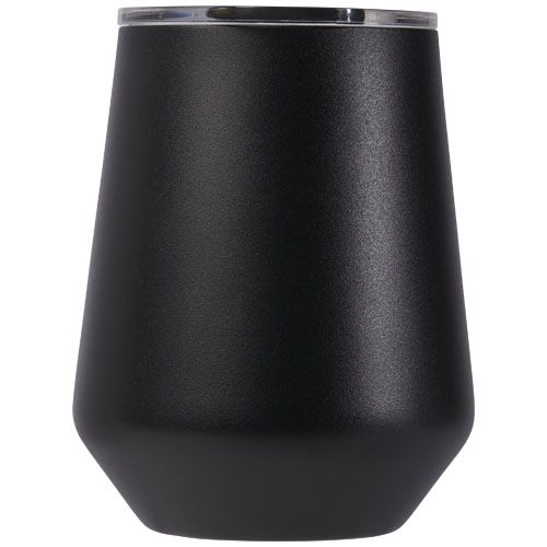 black Vaso de vino con aislamiento de 350 ml