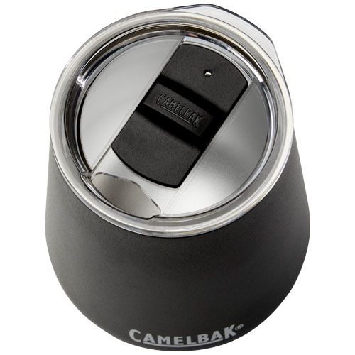 black Vaso de vino con aislamiento de 350 ml