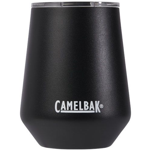 black Vaso de vino con aislamiento de 350 ml