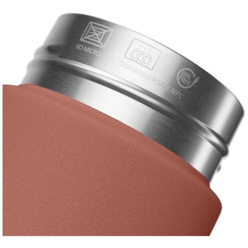 rojo de ladrillo Botella de agua con aislamiento al vacío de 500 ml