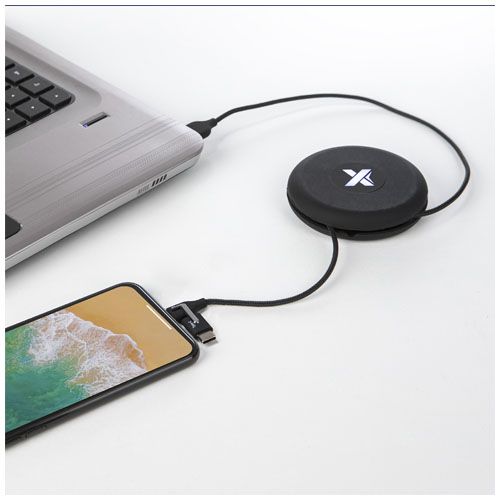 SCX.design C18 travel light-up 3 en 1 cable retroiluminado