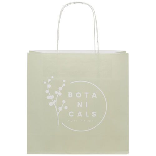 Sac en papier Kraft 120 g/m2avec poignées torsadées, petite taille - 2