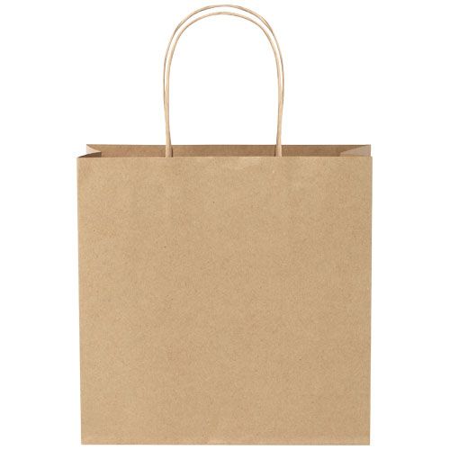 kraft Bolsa de papel kraft 120 g/m2 con asas de papel retorcido, pequeña