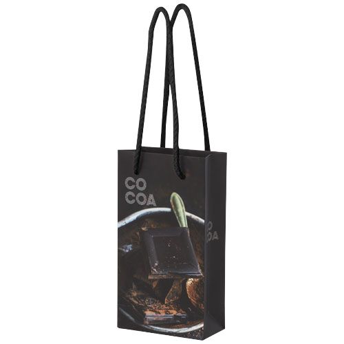 BOLSA DE PAPEL INTEGRA 170 G/M2 HECHA A MANO CON ASAS DE PLÁSTICO, PEQUEÑA