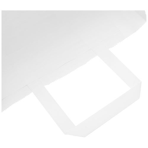 Bolsa de papel kraft 80-90 g/m2 con asas planas, mediana