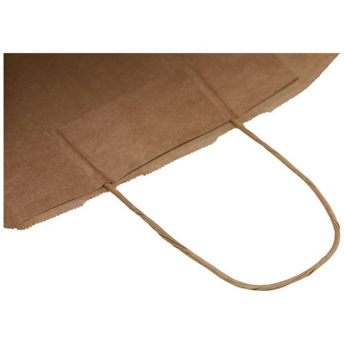 kraft Bolsa de papel kraft 80-90 g/m2 con asas retorcidas, grande