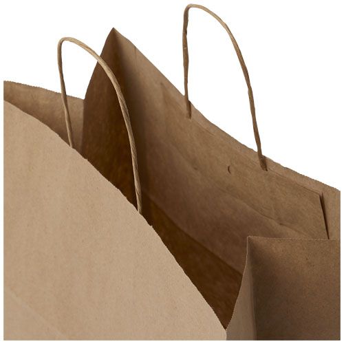 Bolsa de papel kraft 80-90 g/m2 con asas retorcidas, XL