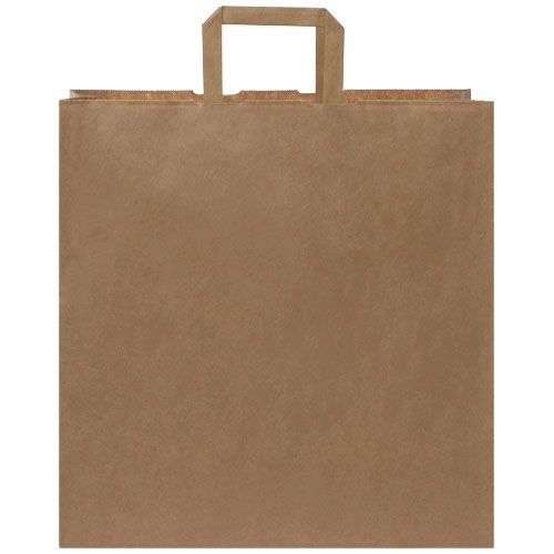 Bolsa de papel kraft 80-90 g/m2 con asas planas, 34 x 20 x 35 cm