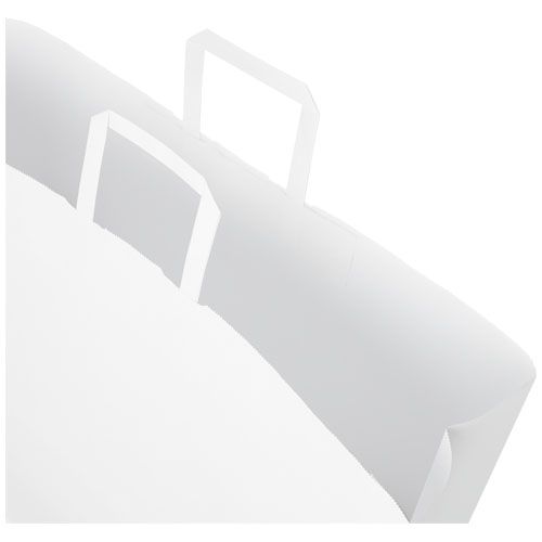 Bolsa de papel kraft 90-100 g/m2 con asas planas, 49.5 x 14 x 44 cm