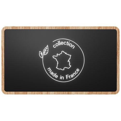 Batería externa inalámbrica de madera de 5000 mAh 