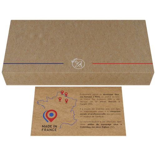 Batería externa inalámbrica de madera de 5000 mAh 