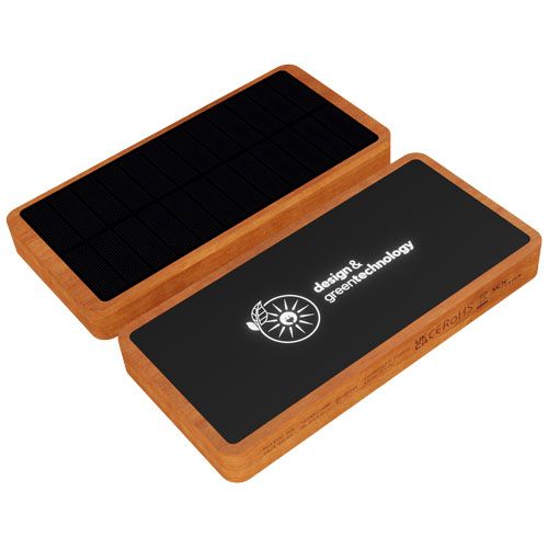 BATERÍA EXTERNA SOLAR DE 10 000 MAH 