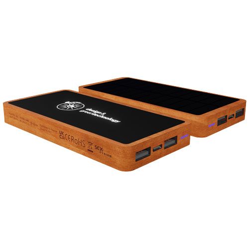 Batería externa solar de 10 000 mAh 