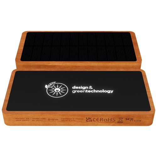 Batería externa solar de 10 000 mAh 