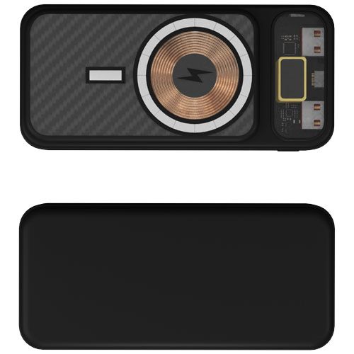 black Batería externa magnética de 20 000 mAh