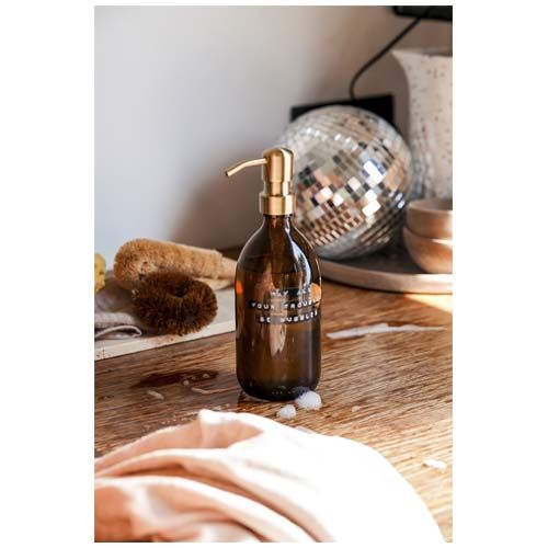 ambre chiné Dispensador de jabón de manos de 500 ml