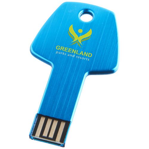 azul claro Memoria USB llave