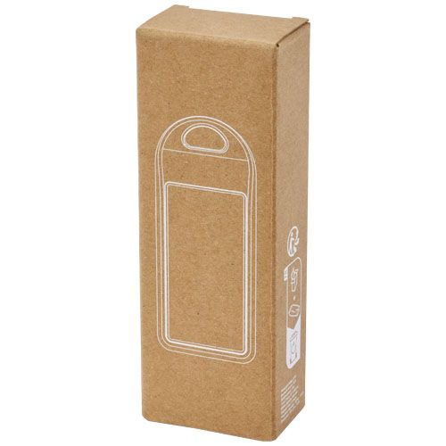 black Altavoz Bluetooth® de plástico reciclado de 3 W IPX4 con certificación RCS