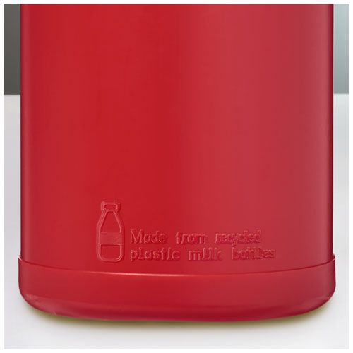red Bidón deportivo con tapa Flip de material reciclado de 500 ml