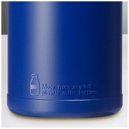 blue Bidón deportivo con tapa Flip de material reciclado de 500 ml