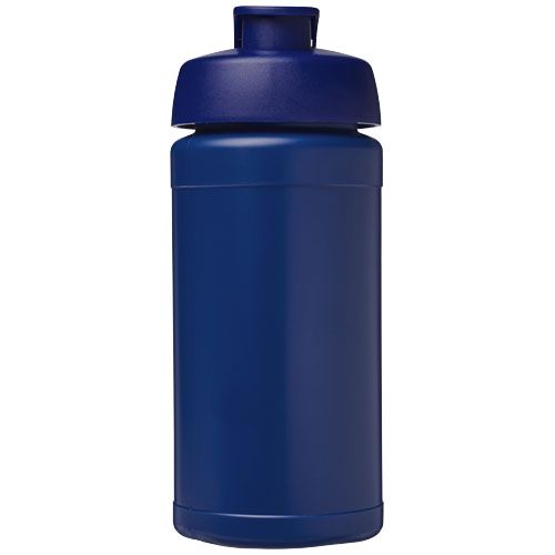 blue Bidón deportivo con tapa Flip de material reciclado de 500 ml