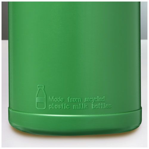 green Bidón deportivo con tapa Flip de material reciclado de 500 ml