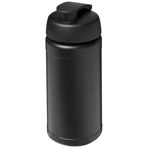 BIDÓN DEPORTIVO CON TAPA FLIP DE MATERIAL RECICLADO DE 500 ML 