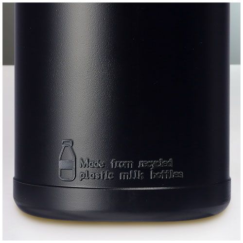 black Bidón deportivo con tapa Flip de material reciclado de 500 ml