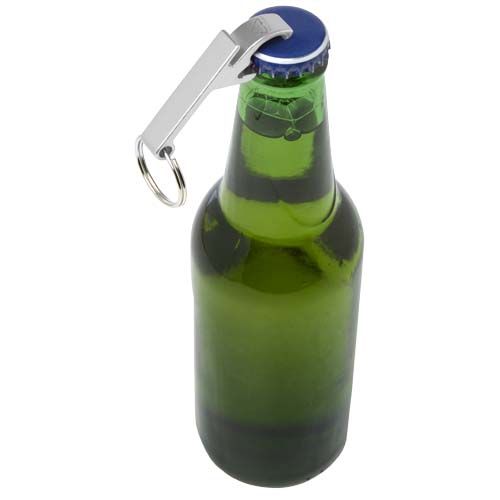 Abridor para botellas y latas de aluminio reciclado RCS y con llavero 