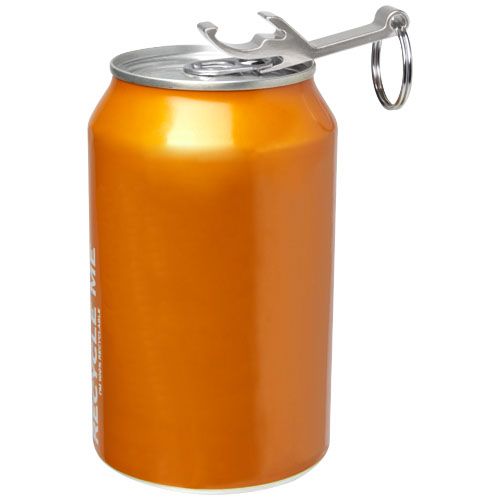 Abridor para botellas y latas de aluminio reciclado RCS y con llavero 