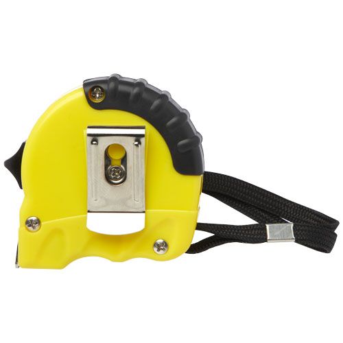 yellow Cinta métrica de plástico reciclado con certificación RCS de 3 metros