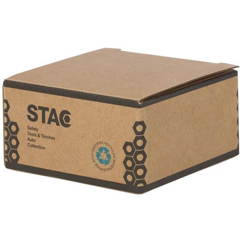 yellow Cinta métrica de plástico reciclado con certificación RCS de 3 metros