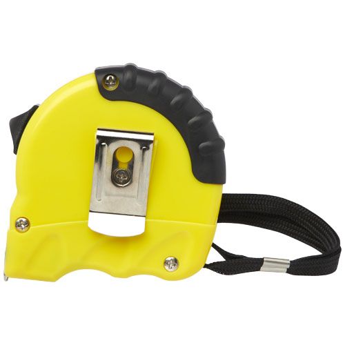 yellow Cinta métrica de plástico reciclado con certificación RCS de 5 metros