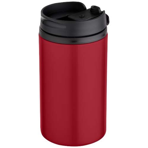 red Vaso con aislamiento de acero inoxidable reciclado de 250 ml con certificación RCS