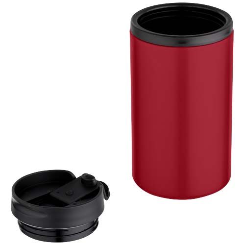 red Vaso con aislamiento de acero inoxidable reciclado de 250 ml con certificación RCS