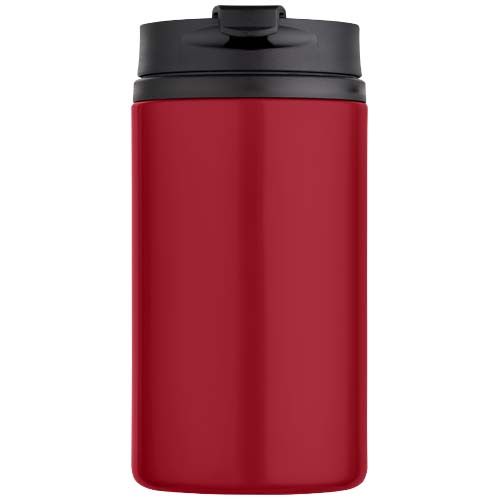red Vaso con aislamiento de acero inoxidable reciclado de 250 ml con certificación RCS