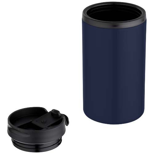 azul marino Vaso con aislamiento de acero inoxidable reciclado de 250 ml con certificación RCS