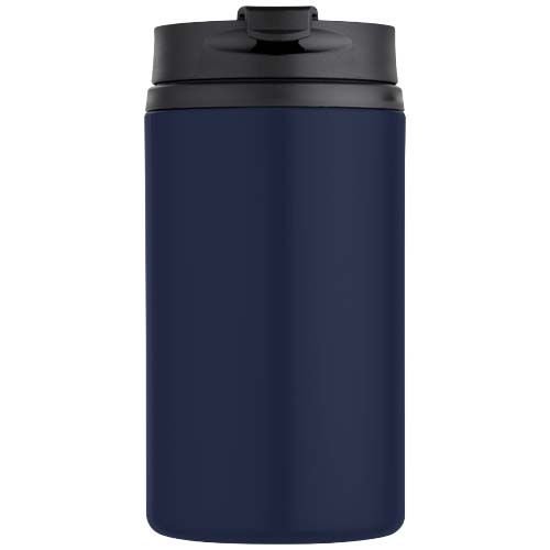 azul marino Vaso con aislamiento de acero inoxidable reciclado de 250 ml con certificación RCS