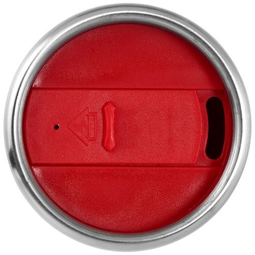 red Vaso con aislamiento de acero inoxidable reciclado de 410 ml con certificación RCS