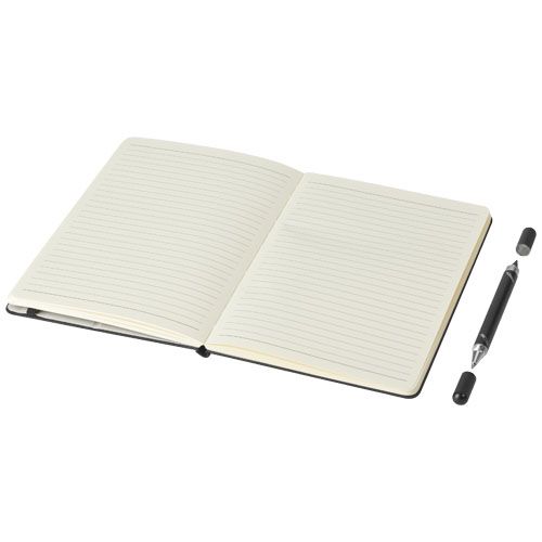 black Set de bolígrafo y libreta