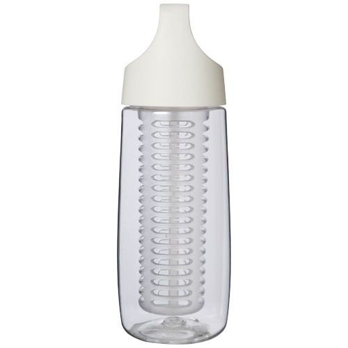Bidón deportivo en plástico reciclado de 700 ml con tapa Flip e infusor 