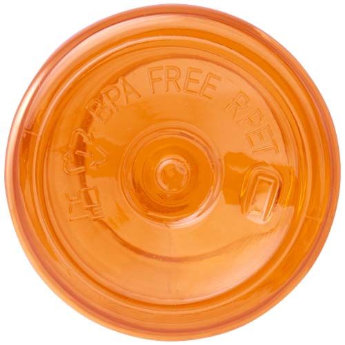 orange Bidón de plástico reciclado de 500 ml
